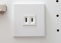 充電ができる収納内部コンセント